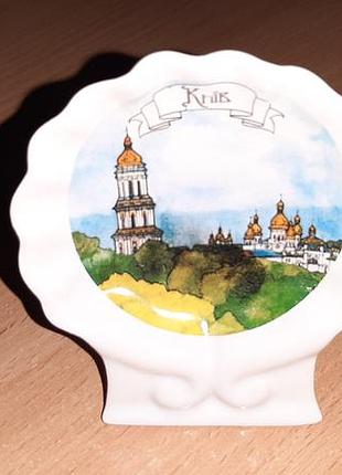 Тарелка керамическая сувенирная город киев. внимательно читайте условия пересылки!