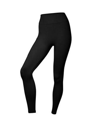 Спортивні легінси безшовні для жінки crivit lycra® 470259 xs чорний