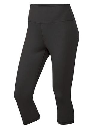 Спортивні капрі капрі-бриджі для жінки crivit lycra® 372778 s чорний