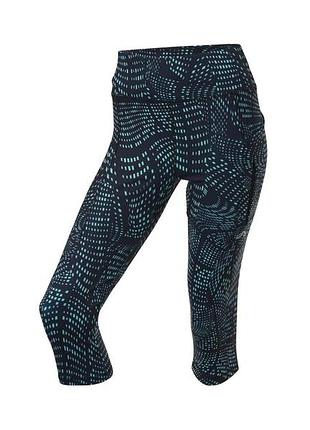 Спортивные леггинсы капри-бриджи для женщины crivit lycra® 473234 s комбинированный