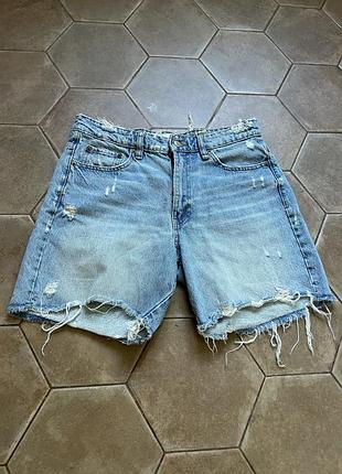 Джинсові шорти zara 40