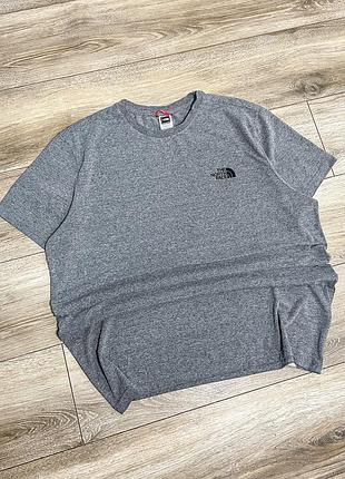 Оригинальная футболка the north face dark gray размер xl