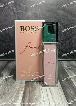 Парфюм женский boss femme (бос фем) pheromone parfum 40 мл