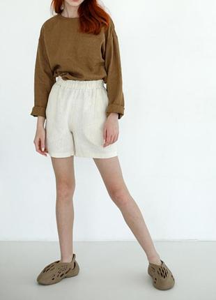 Шорты h&amp;m молочные