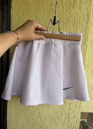 Спідниця-шорти nike біла s для тенісу/гольфу
