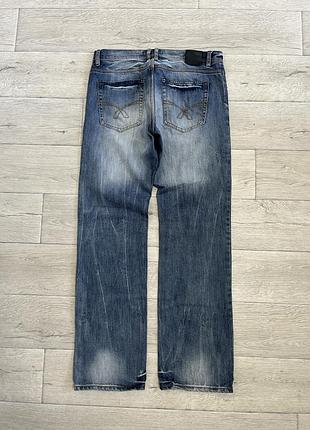 Джинси flared клеш bootcut smog established  1999 — темне прання