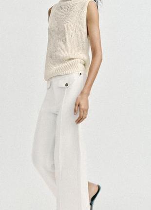 Кюлоты с домоточным эффектом zara новые в упаковке с бирками