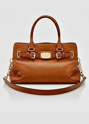 Оригінальна ексклюзивна шкіряна сумка michael kors hamilton майкл корс