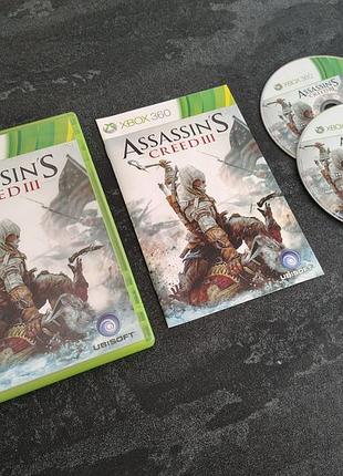 Диск assassins creed iii (xbox 360)