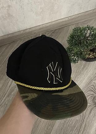 Кепка new era ny camo brim snapback cap