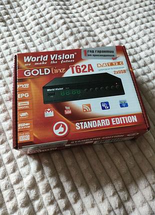 Тюнер t2 world vision / приставка до тв / цифровий ефірний ресивер