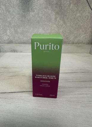 Сироватка для обличчя purito seoul bakuchiol timeless bloom, 30 мл