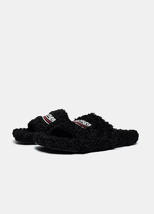 Шлепанцы balenciaga slide black