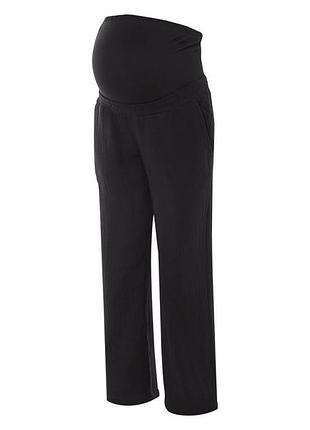Штани клеш муслінові для вагітних для жінки esmara lycra® 472840 l чорний