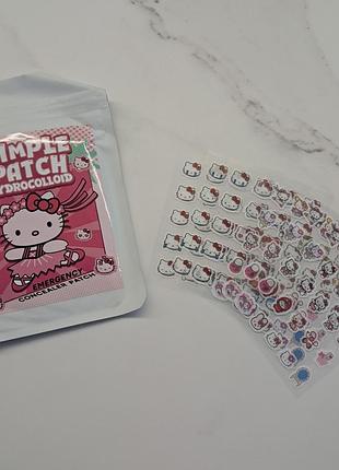 Патчі з hello kitty emergency hydrocolloid pimple patch 135 шт. милі патчі на прищі з хелоу кітті concealer pimple patch