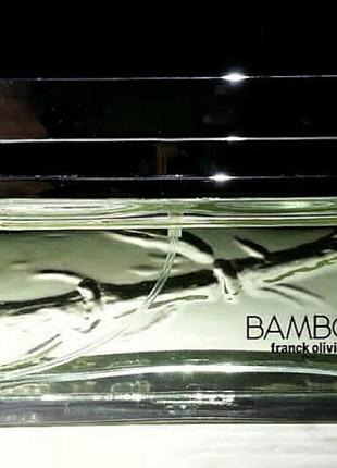 Franck olivier bamboo for men, туалетная вода