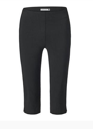 Брюки кюлоты капри-бриджи для женщины tchibo lycra® 704991 44(l) черный