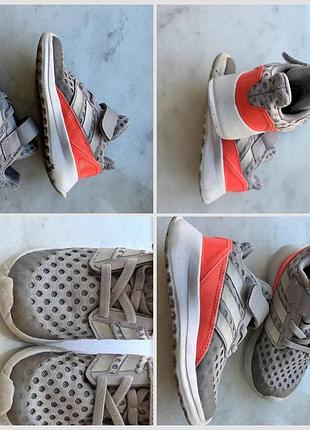 Дитячі кросівки adidas rapidarun shoe grey kid