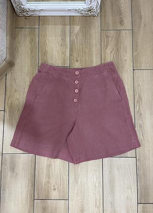 Жіночі лляні шорти massimo dutti m 38