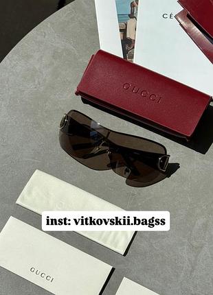 Сонцезахисні окуляри brown/gold gg2174s 002🤩