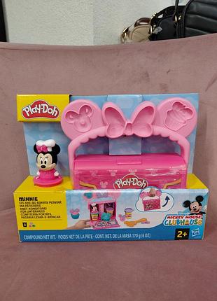 Ігровий набір для ліплення  play-doh minnie clubhouse
