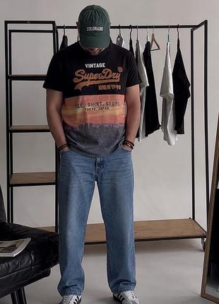 Вінтажна фірмова футболка superdry, розмір 2xl