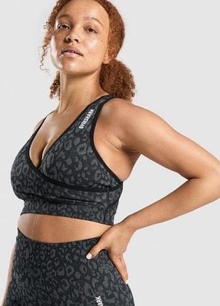 Спортивний топ gymshark adapt animal seamless sports bra