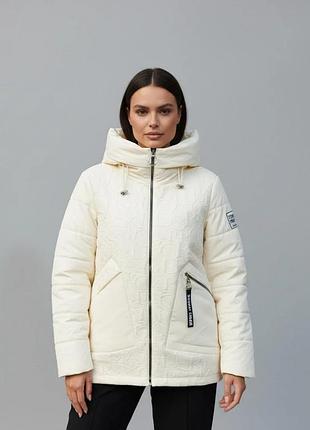 Куртка женская демисезонная 2218 белая 48
