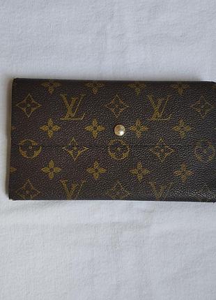 Винтажный кошелек louis vuitton porte tresor international