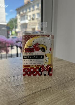Tangle teezer compact styler disney minnie mouse yellow, компактна щітка для волосся