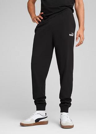Штани чоловічі спортивні ess no. 1 logo jersey pants 68261801 puma чорний