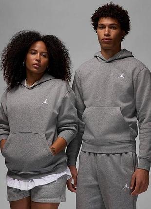 Кофта мужская jordan brooklyn fleece carbon (fv7281-091) m