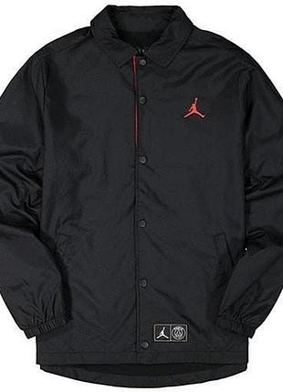 Куртка чоловіча jordan psg coach jacket bq4213-011