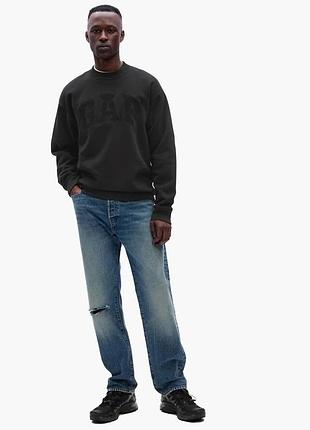 Світшот чоловічий gap relaxed logo sweatshirt black 851425031 xs