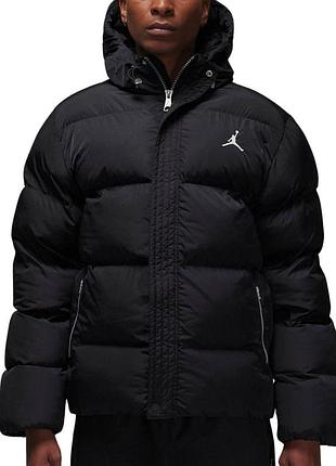 Пуховик чоловічій air jordan essentials puffer jacket black fb7311-010