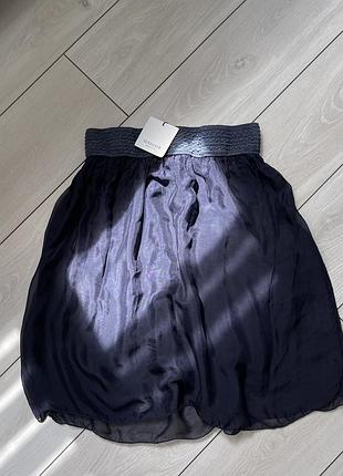 Шовкова спідниця міді tendenze (made in italy), оригінал з біркою, розмір m