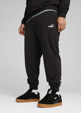 Штани чоловічі спортивні ess no. 1 logo sweatpants 68260801 puma чорний