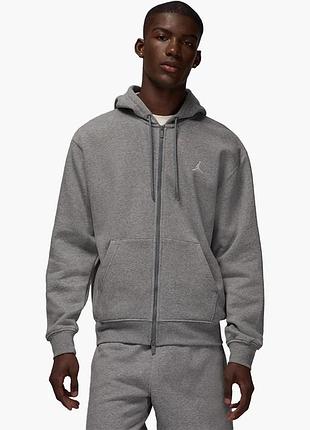 Толстовка чоловіча air jordan brooklyn fleece grey fv7289-091 s