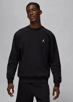 Кофта чоловіча air jordan brooklyn fleece black fv7293-010