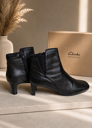 Женские ботильоны clarks 43-44 г. ботинки полусапоги