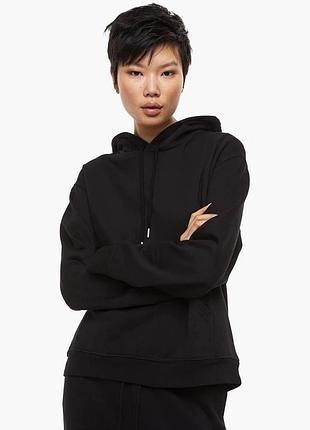 Худі жіноче h&m hoodie black 456163060 s
