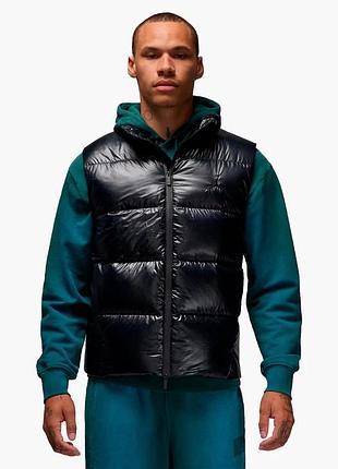 Жилетка чоловіча air jordan m flight down vest black fv7273-010 s
