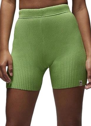 Шорти жіночі air jordan x union x bephies beauty supply bike shorts fd4252-303 green