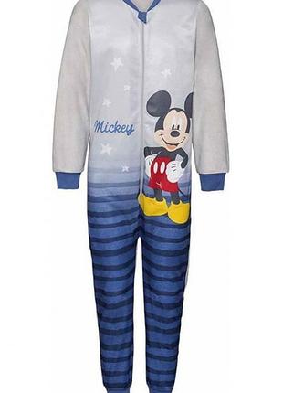 Комбинезон-слип флисовый утепленный для мальчика disney mickey mouse 297302 110-116 см (4-6 years) серый