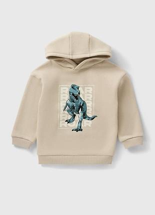 🦖 круте дитяче худі "roar" з динозавром від бренду kids