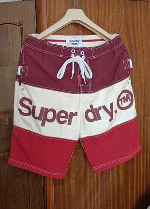 Шорты пляжные superdry