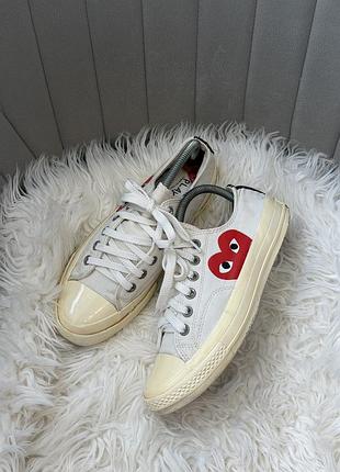 Кеди converse play comme des garcons