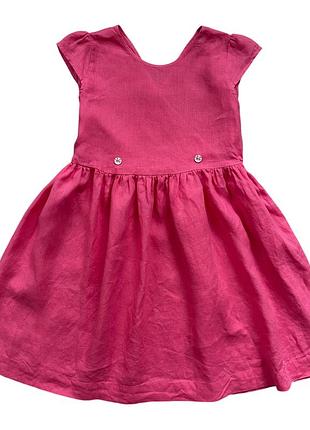 Лляна сукня на дівчинку від французького бренду petit bateau