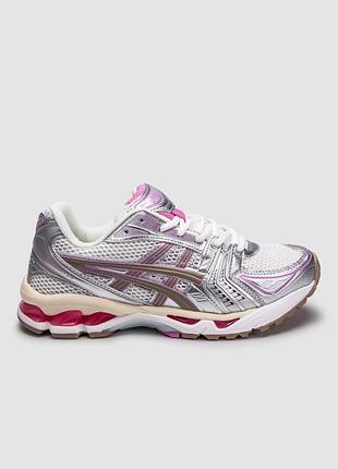 😍 кросівки жіночі asics gel-kayano 14 unlimited pack white/fawn