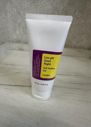 Пілінг-скатка м'яка для обличчя cosrx low ph good night soft peeling gel 120 мл